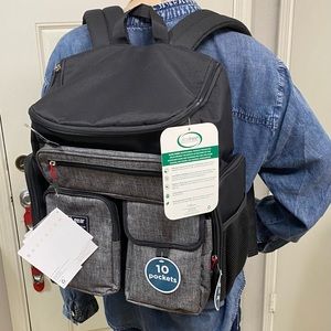 NWT Baby Boom Gear Backpack Diaper Bag